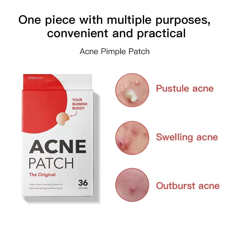 Hydrogel Acne Patch Invisible Closed Mouth Invisible Acne Face Invisible Waterproof and Breathable Skin Patch Skin Care Tools