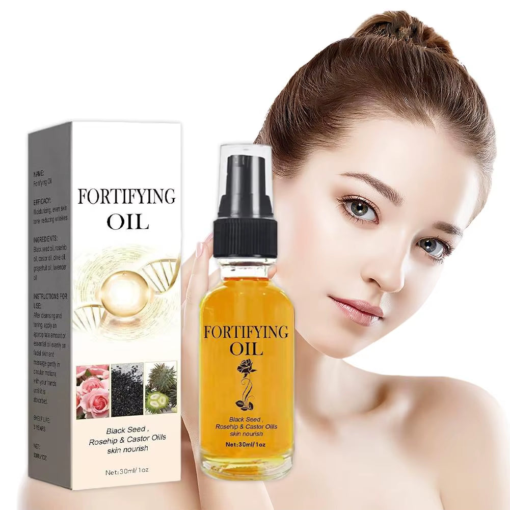 Rosehip Oil Black Seed Oil and Castor Oil Face Serum Natural Castor Oil Black Seed Oil Face Essence Collagen Facial Moisturizer