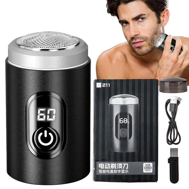 Wet and Dry Men Razor Space-Saving Water Resistant Mini Razor Male Skin Care Supplies Travel Essentials for Air Traveling