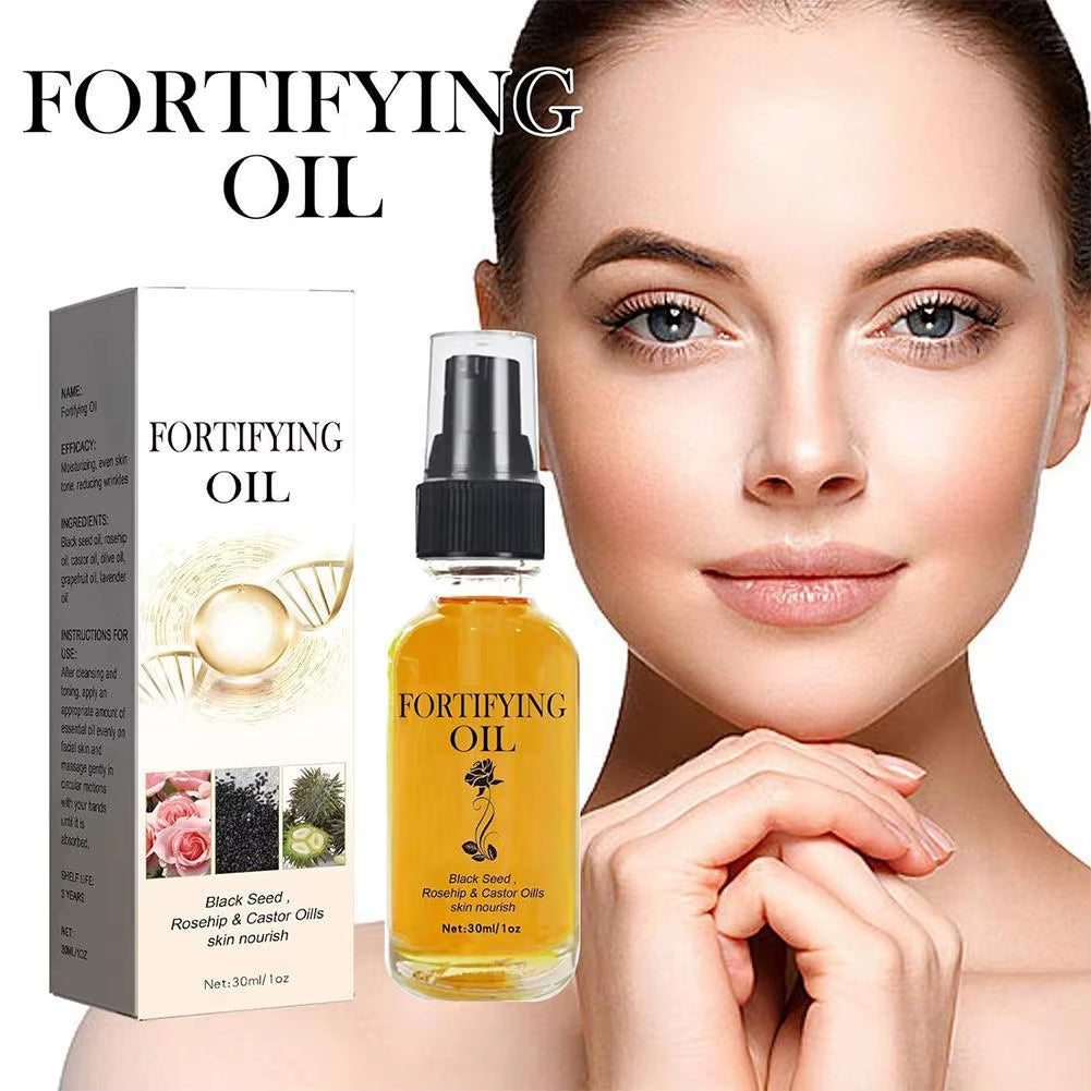 Rosehip Oil Black Seed Oil and Castor Oil Face Serum Natural Castor Oil Black Seed Oil Face Essence Collagen Facial Moisturizer