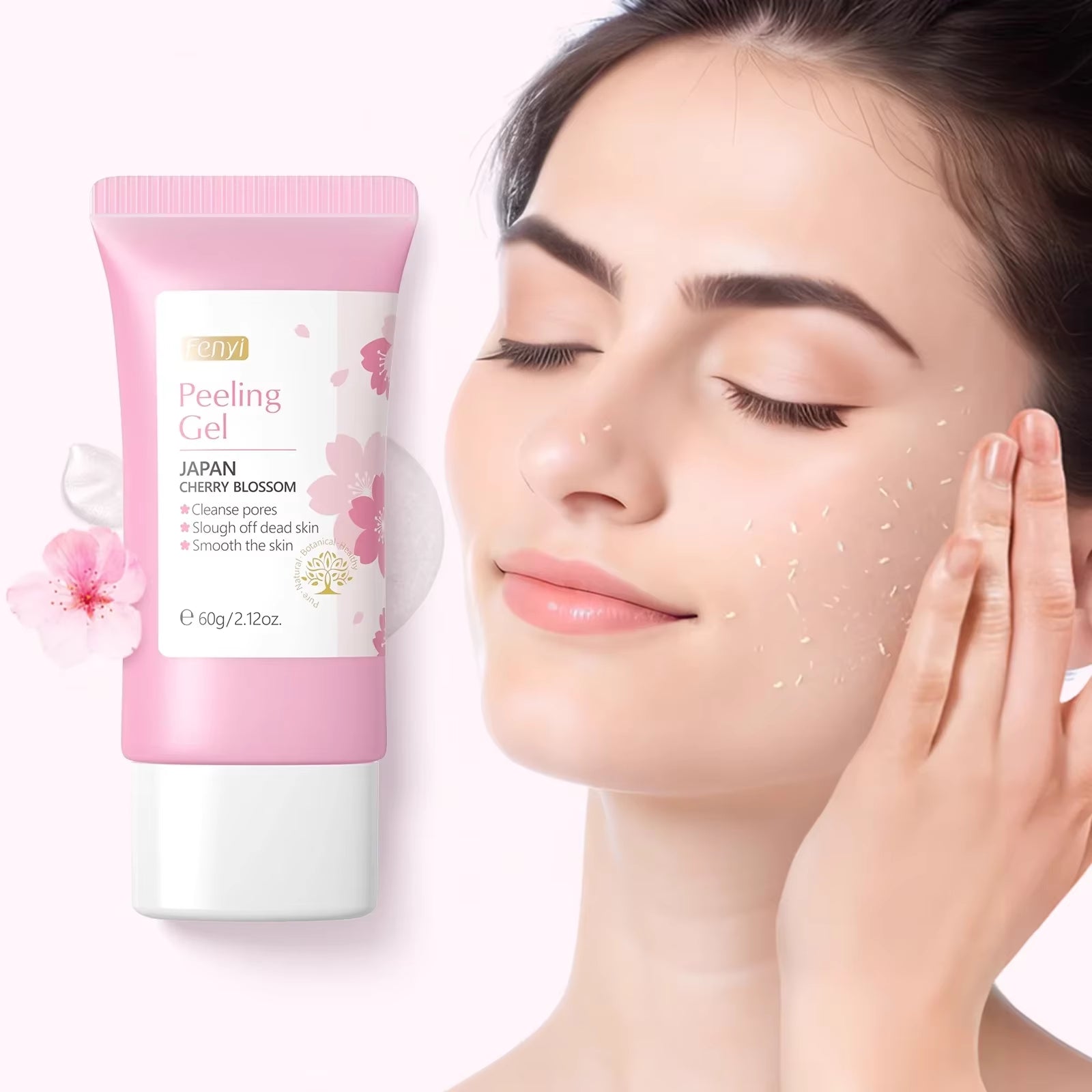 Face Deep Cleaning Exfoliating Gel Skin Care Whitening Moisturizer Repair Facial Scrub Skin Care 60G