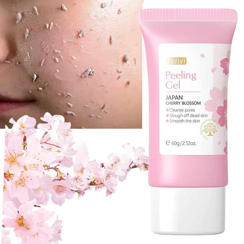 Face Deep Cleaning Exfoliating Gel Skin Care Whitening Moisturizer Repair Facial Scrub Skin Care 60G