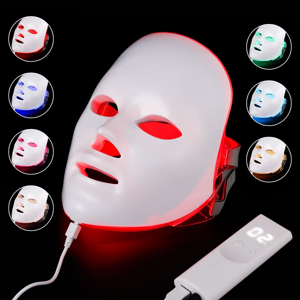 Beauty Instrument Beauty Skin Mask Instrument Seven-Color Photon Rejuvenation