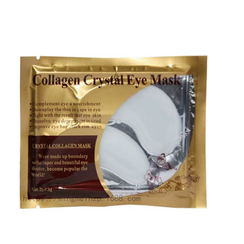 10Pcs Gold Powder Eye Mask Crystal Collagen Anti-Aging Dark Circles Acne Beauty Patches for Eye Skin Care Korean Cosmetics