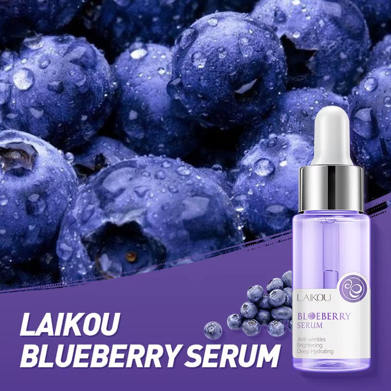 Blueberry Facial Serum Moisturing Skin Hydrating Repair Skin Improve Roughness Smoothing Hyaluronic Acid Skin Care