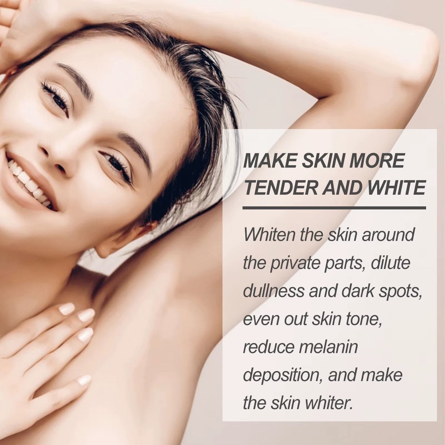 Whitening Body Cream Lightening Brightening Underarm Bleaching Spot Intimate Part Removal Dark Reduce Dullness Snow Bleach Cream