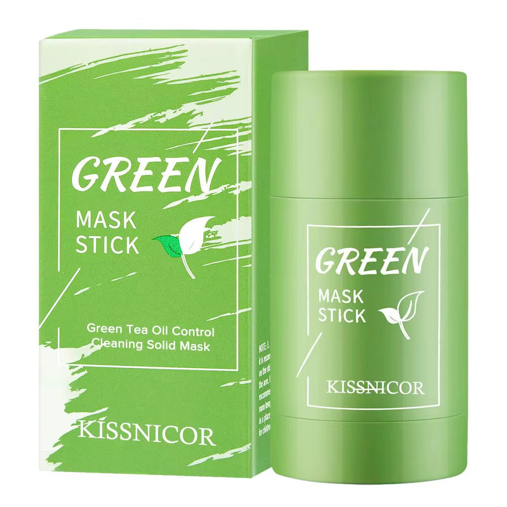 40G Remove Blackhead Green Tea Solid Mask Cleans Pores Stick Facial Blemish Black Dots Shrink Pores Korean Skin Care Cosmetics