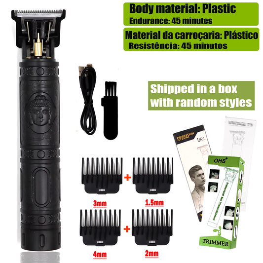 Rechargeable Vintage T9 Cordless Hair Cutting Machine Electric Shaver for Man Hair Clipper Barber Trimmer Beard Razors