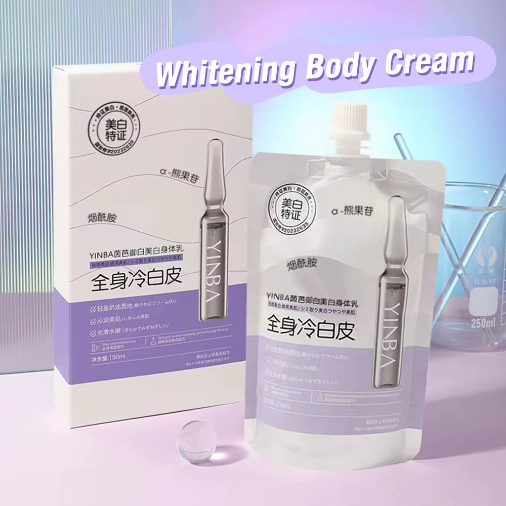 Body Whitening Cream Underarm Armpit Knee Dark Skin Whitening Bleaching Cream Moisturizing Brighten Body Lotion for Women Men