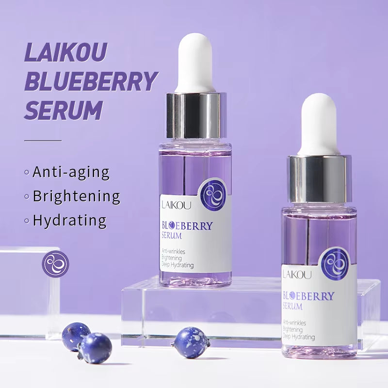 Blueberry Facial Serum Moisturing Skin Hydrating Repair Skin Improve Roughness Smoothing Hyaluronic Acid Skin Care