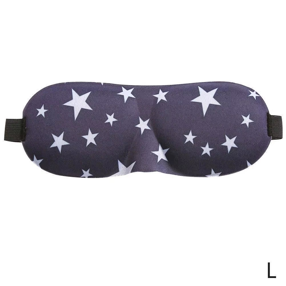 3D Ultra-Soft Breathable Fabric Eyeshade Sleeping Eye Mask Portable Travel Sleep Rest Aid Eye Mask Cover Eye Patch Sleep Mask