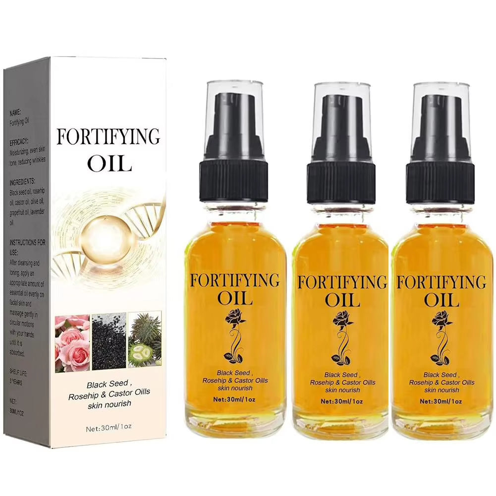 Rosehip Oil Black Seed Oil and Castor Oil Face Serum Natural Castor Oil Black Seed Oil Face Essence Collagen Facial Moisturizer