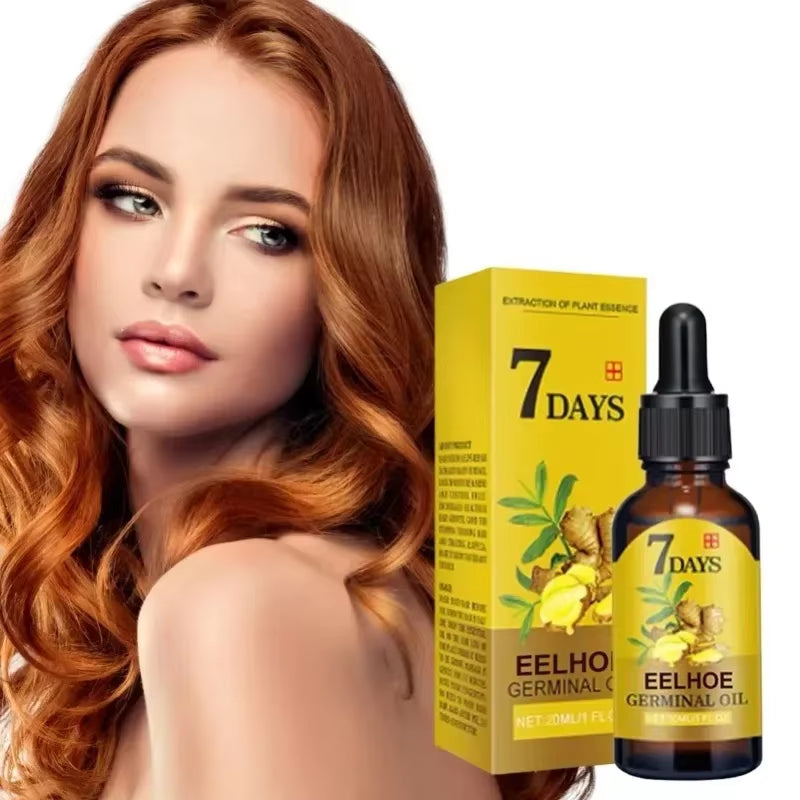 7 Day Fast Hair Growth Oil Ginger Growth Hair Treatment anti Hair Loss Men Women Scalp Treatment Serum Products Beauty Product