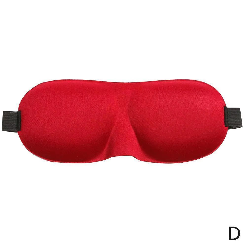 3D Ultra-Soft Breathable Fabric Eyeshade Sleeping Eye Mask Portable Travel Sleep Rest Aid Eye Mask Cover Eye Patch Sleep Mask