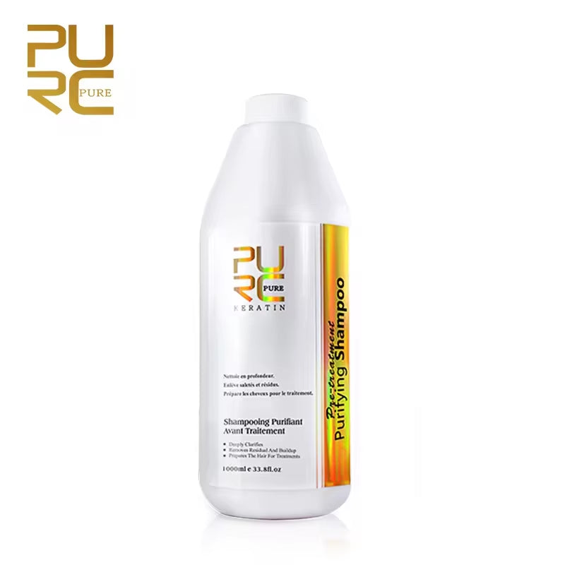 Hair Purifying Shampoo Conditioner Keratin Hair Treatment Straightening Smoothing Professional Hair Care Salon Products