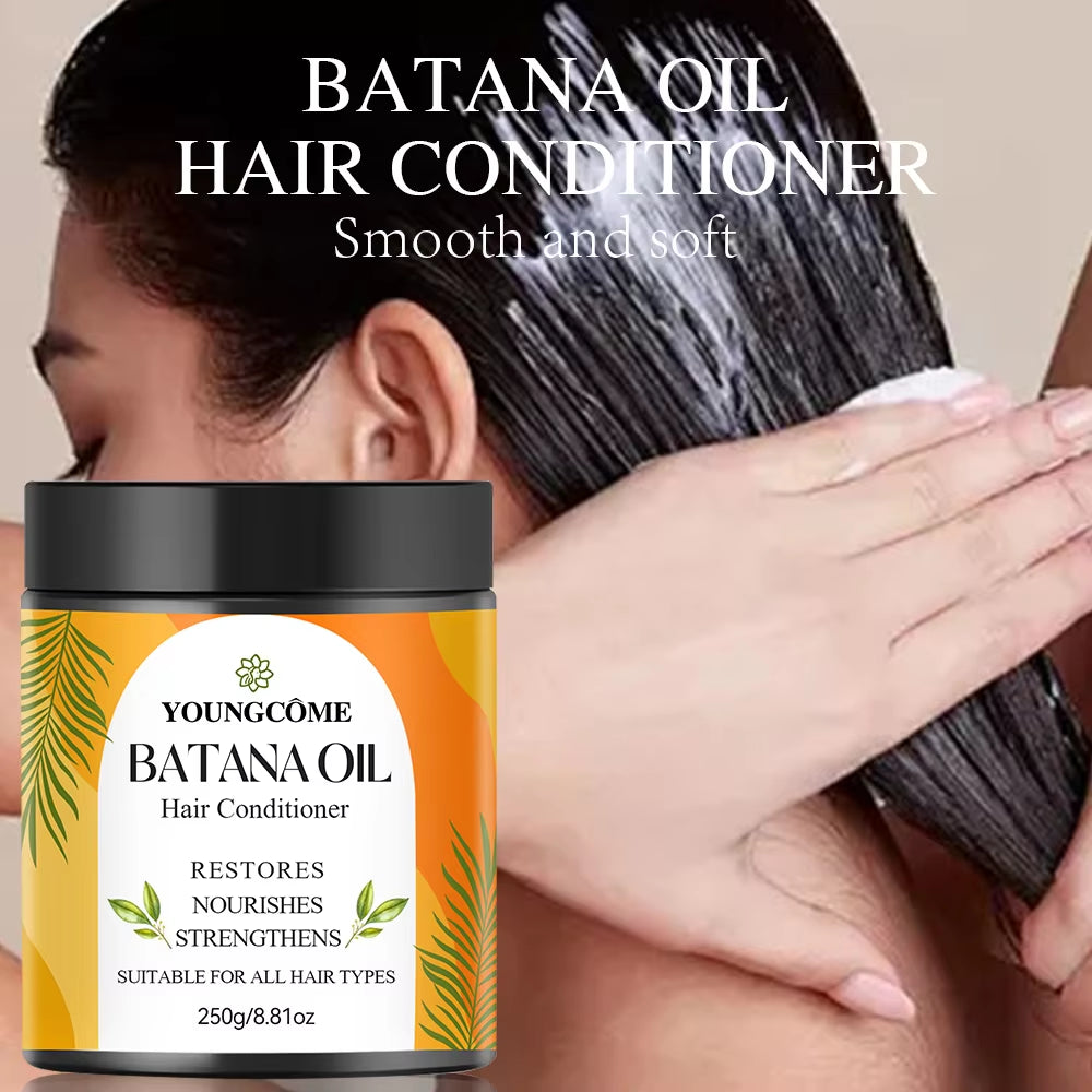 Organic Batana Oil for Hair Growth 100% Pure and Natural Batana Oil for Treating Hair Loss Anti-Breakage Hair