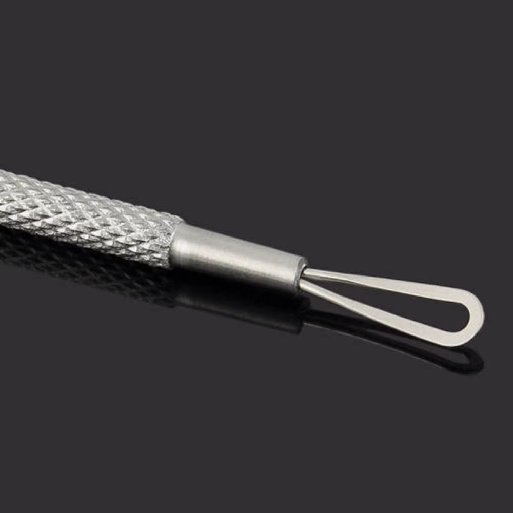 Professional Stainless Steel Blackhead Remover Tool Comedone Acne Pimple 2 Loop Needles Blemish Extractor Remover Skin Care Tool