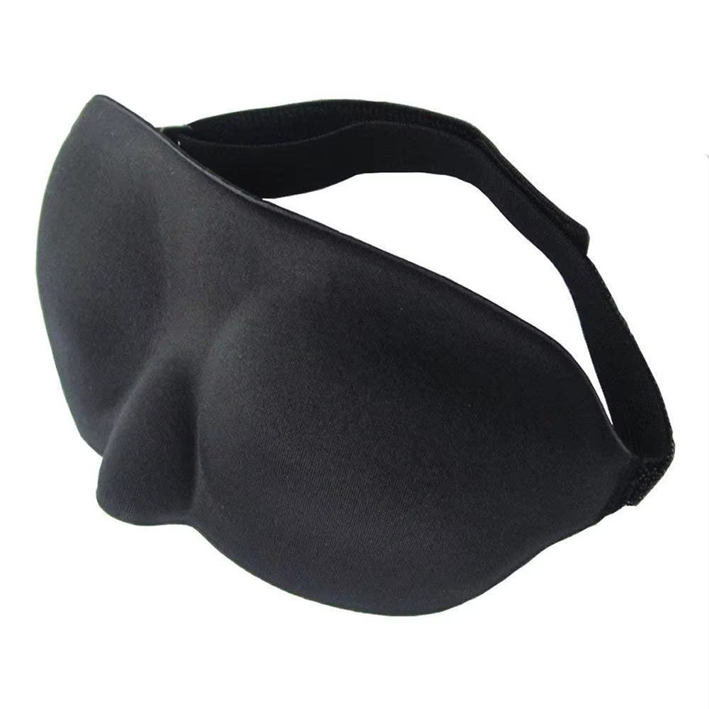 3D Ultra-Soft Breathable Fabric Eyeshade Sleeping Eye Mask Portable Travel Sleep Rest Aid Eye Mask Cover Eye Patch Sleep Mask