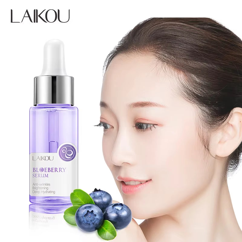 Blueberry Facial Serum Moisturing Skin Hydrating Repair Skin Improve Roughness Smoothing Hyaluronic Acid Skin Care