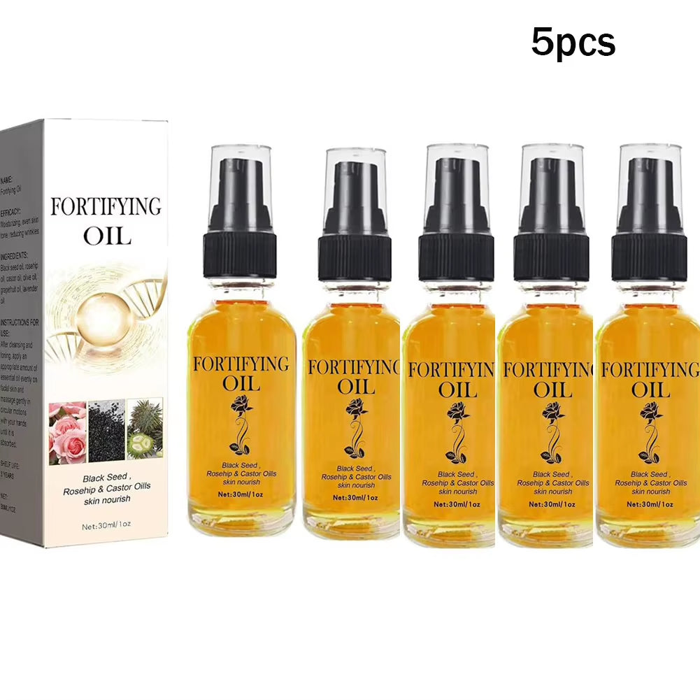 Rosehip Oil Black Seed Oil and Castor Oil Face Serum Natural Castor Oil Black Seed Oil Face Essence Collagen Facial Moisturizer